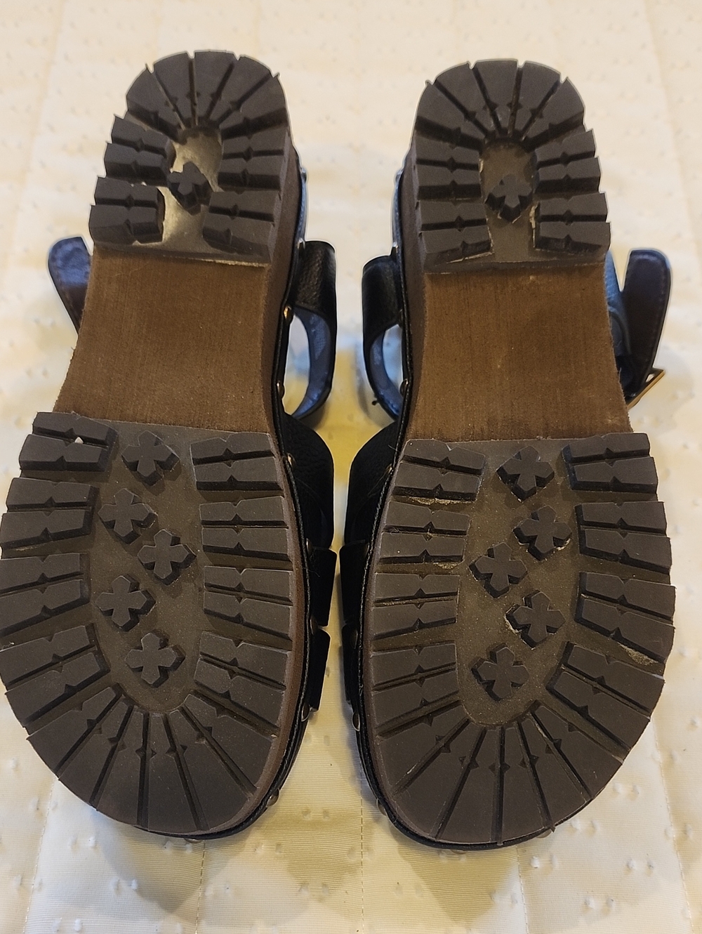 YellowBox Women’s Black Rethel Platform Clog W/ Slingback Sandals Sz 7.5 - Picture 9 of 11